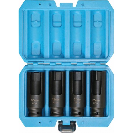 Coffret de douilles fendues pour têtes d'injecteurs Diesel 25 à 30 mm Bosch et Siemens