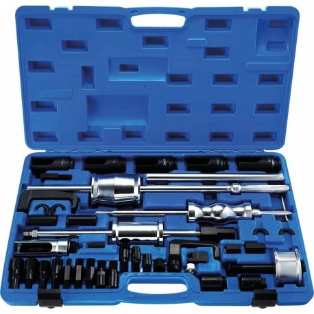 Extracteur d'injecteurs Common Rail avec marteau à inertie et adaptateurs universels