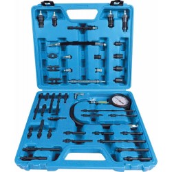 Compressiomètre essence et Diesel DCI multimarque 30 pièces avec manomètre 40 bar