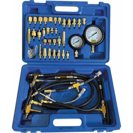 Compressiomètre pour moteurs essence et Diesel multimarque avec adaptateurs universels