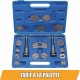 Coffret repousse-piston de frein 18 pièces avec adaptateurs universels pour étriers avant et arrière