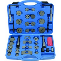 Coffret repousse-piston de frein universel 40 pièces avec adaptateurs pour étriers avant et arrière