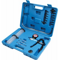 Kit pompe de pression et dépression -0,9 à +3 bar avec adaptateurs et réservoirs