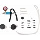 Kit pompe de pression et dépression -0,9 à +3 bar avec adaptateurs et réservoirs