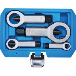 Coffret casse-écrous 4 pièces pour écrous grippés de 9 à 27 mm