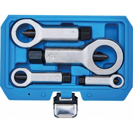 Coffret casse-écrous 4 pièces pour écrous grippés de 9 à 27 mm