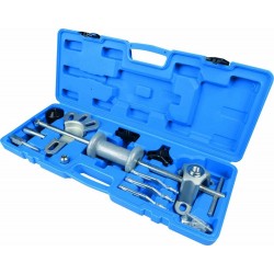 Coffret extracteur à inertie pour roulements et moyeux 15 pièces avec griffes et adaptateurs professionnels