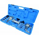 Coffret extracteur à inertie pour roulements et moyeux 15 pièces avec griffes et adaptateurs professionnels