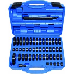 Coffret de coupelles pour montage et démontage de roulements et joints SPI 52 pièces universel