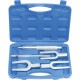 Kit extracteur de rotules 5 pièces avec fourches pour joints à rotule, biellettes et bras de suspension