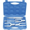 Kit extracteur de rotules 5 pièces avec fourches pour joints à rotule, biellettes et bras de suspension