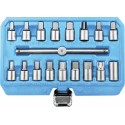 Coffret d'embouts de vidange 3/8" 18 pièces pour moteur, boîte de vitesses, pont et différentiel