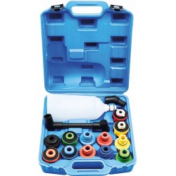 Kit de remplissage d'huile moteur 15 pièces avec entonnoir et adaptateurs multimarques