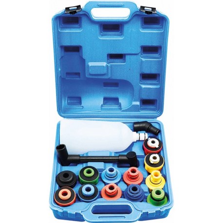 Kit de remplissage d'huile moteur 15 pièces avec entonnoir et adaptateurs multimarques
