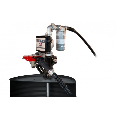 Pompe de transfert essence CEMATEX 56 ATEX 230 V pour fûts avec compteur K33 et pistolet automatique