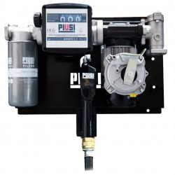 Pompe essence sur platine CEMATEX 56 ATEX 230 V avec compteur K33, pistolet automatique et flexible 4 m