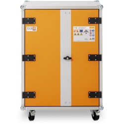 Armoire de sécurité anti-feu lockEX® 2.0 8/10 Standard 400 V sur roulettes pour la recharge de batteries lithium-ion