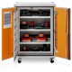 Armoire de sécurité anti-feu lockEX® 2.0 8/10 Standard 400 V sur roulettes pour la recharge de batteries lithium-ion