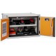 Armoire de sécurité anti-feu lockEX® 2.0 8/5 Premium 230 V avec pieds pour la charge de batteries lithium-ion