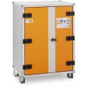 Armoire de sécurité anti-feu lockEX® 2.0 8/10 Premium 230 V avec pieds pour la charge de batteries lithium-ion