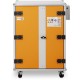 Armoire de sécurité anti-feu lockEX® 2.0 8/10 Premium 230 V sur roulettes pour la charge de batteries lithium-ion