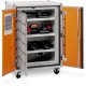Armoire de sécurité anti-feu lockEX® 2.0 8/10 Premium 400 V sur roulettes pour la charge de batteries lithium-ion