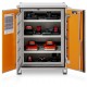 Armoire anti-feu lockEX® 2.0 8/10 Premium SIM 230 V avec pieds, SSI, certification TÜV Nord et VDMA pour batteries lithium-ion.