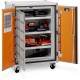 Armoire de sécurité anti-feu lockEX® 2.0 8/10 Premium SIM 230 V avec roulettes pour batteries lithium-ion