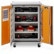 Armoire de sécurité anti-feu lockEX® 2.0 8/10 Premium SIM 400 V avec roulettes pour batteries lithium-ion
