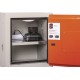 Armoire anti-feu FMplus US pour le stockage et la recharge sécurisés des batteries lithium-ion