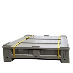 BOX Batteries Lithium ADR 195 L avec couvercle homologué ADR pour le stockage et le transport sécurisé des batteries lithium