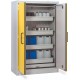 Armoire anti-feu PROline 12/20 F90 4 tiroirs 2 portes jaunes avec bac de rétention 33 L pour produits dangereux