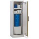 Armoire anti-feu PROline 6/20 F90 pour fûts porte droite jaune avec bac de rétention 66 L certifiée EN 14470-1