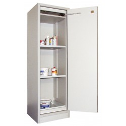 Armoire anti-feu 1 porte avec étagères résistance au feu 30 min pour stockage de produits inflammables EN 14470-1