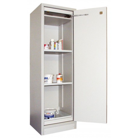 Armoire anti-feu 1 porte avec étagères résistance au feu 30 min pour stockage de produits inflammables EN 14470-1