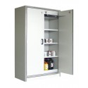 Armoire anti-feu 2 portes avec étagères résistance au feu 90 min pour stockage de produits inflammables EN 14470-1
