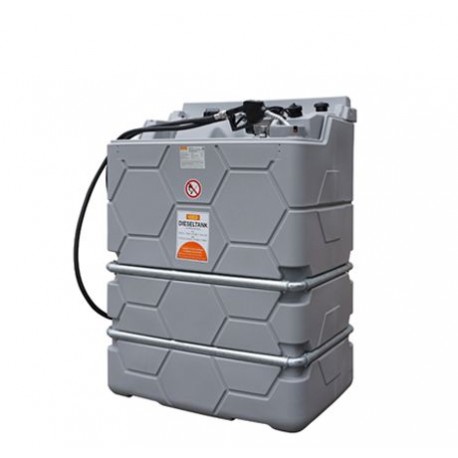 Cuve gasoil GO CUBE Indoor Standard 1000 L avec pompe 230 V 56 l/min pour stockage et distribution de gasoil, GNR et AdBlue