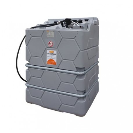 Cuve gasoil GO CUBE Indoor Standard 1500 L avec pompe 230 V 56 l/min pour stockage et distribution de gasoil, GNR et AdBlue®