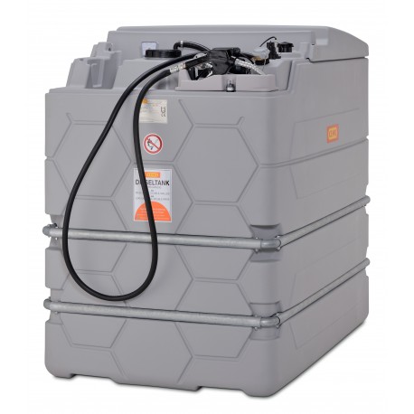 Cuve gasoil GO CUBE Indoor Standard 2500 L avec pompe 230 V 72 l/min pour stockage et distribution de gasoil, GNR et AdBlue®