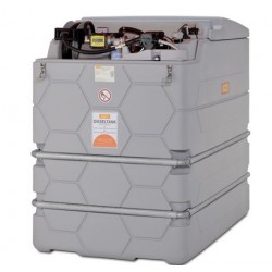 Cuve gasoil GO CUBE Indoor Premium CMO10 Plus 1500 L avec pompe 230 V, compteur digital et contrôle d'accès pour gasoil