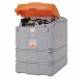 Cuve gasoil GO CUBE Outdoor Premium CMO10 Plus 2500 L avec pompe 230 V, compteur digital, capot PE et contrôle d'accès