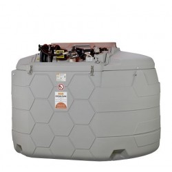 Cuve gasoil GO CUBE Indoor Premium 5000 L avec pompe 230 V 72 l/min, compteur mécanique et enrouleur 8 m