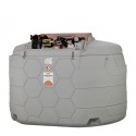 Cuve gasoil GO CUBE Indoor Premium 5000 L avec pompe 230 V 72 l/min, compteur mécanique et enrouleur 8 m