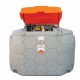 Cuve gasoil GO CUBE Outdoor Premium 5000 L avec pompe 230 V 72 l/min, compteur mécanique et enrouleur 8 m