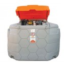 Cuve gasoil GO CUBE Outdoor Premium 5000 L avec pompe 230 V 72 l/min, compteur mécanique et enrouleur 8 m
