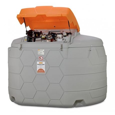 Cuve gasoil GO CUBE Outdoor Premium Plus CMO10 5000 L avec pompe 230 V 72 l/min et compteur digital