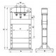 Presse hydraulique 20 tonnes sur pied – Drakkar Équipement