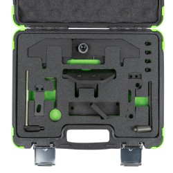 COFFRET DE CALAGE POUR MOTEUR PURETECH PEUGEOT CITROEN - PSA 1.0, 1.2 VTI, 1.2 GDI Pour courroie a bain d'huile