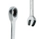 Jeu de 12 clés mixtes à cliquet 72 dents en acier – Profil 12 pans, tailles de 8 à 19 mm pour usage professionnel