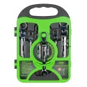 Jeu de 7 clés mixtes à cliquet articulées 72 dents – Profil 12 pans, dimensions de 8 à 19 mm pour usage professionnel